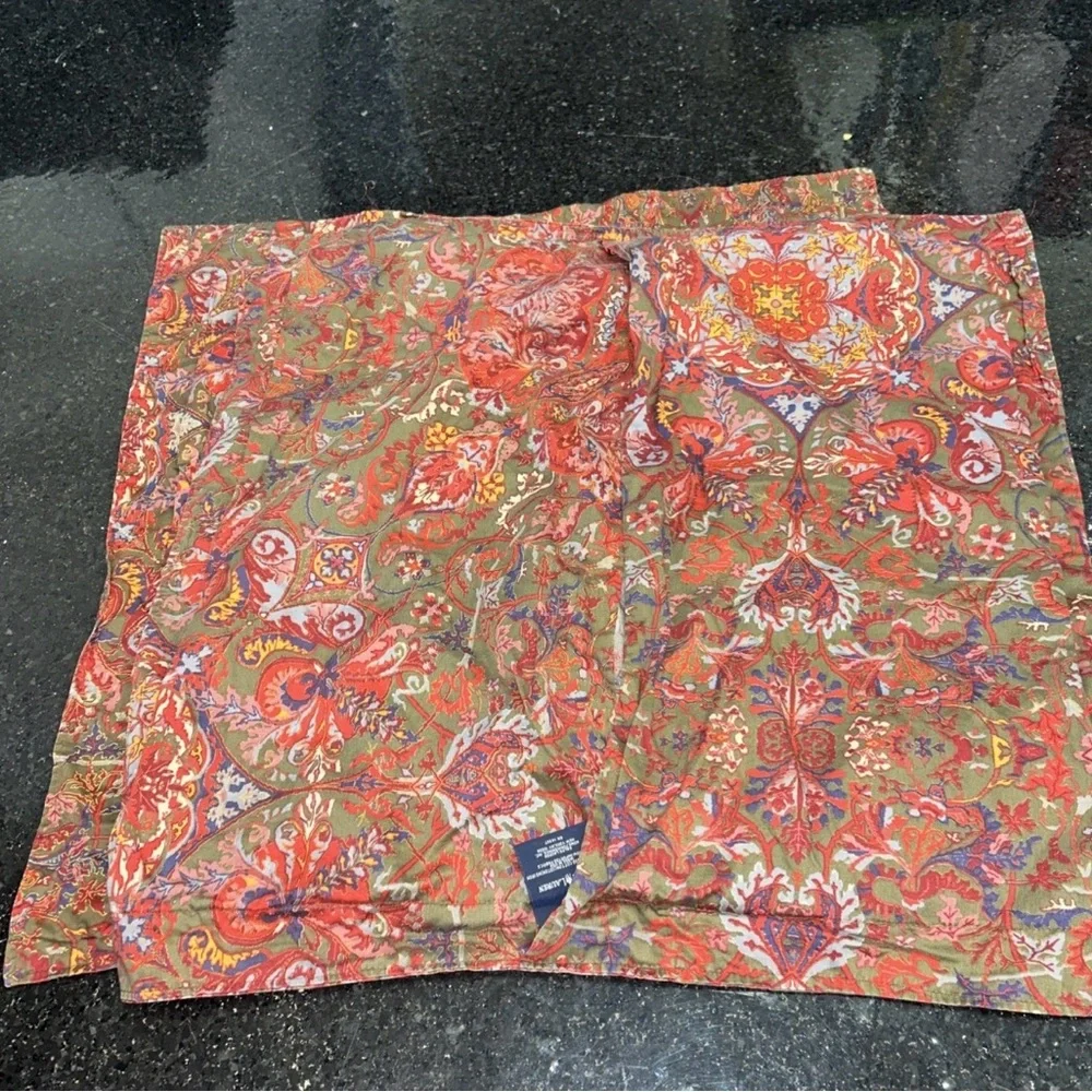 Ralph Lauren Galahad Lot Of 2 27x27 Accent Sham Pillow Cover Square Decorative